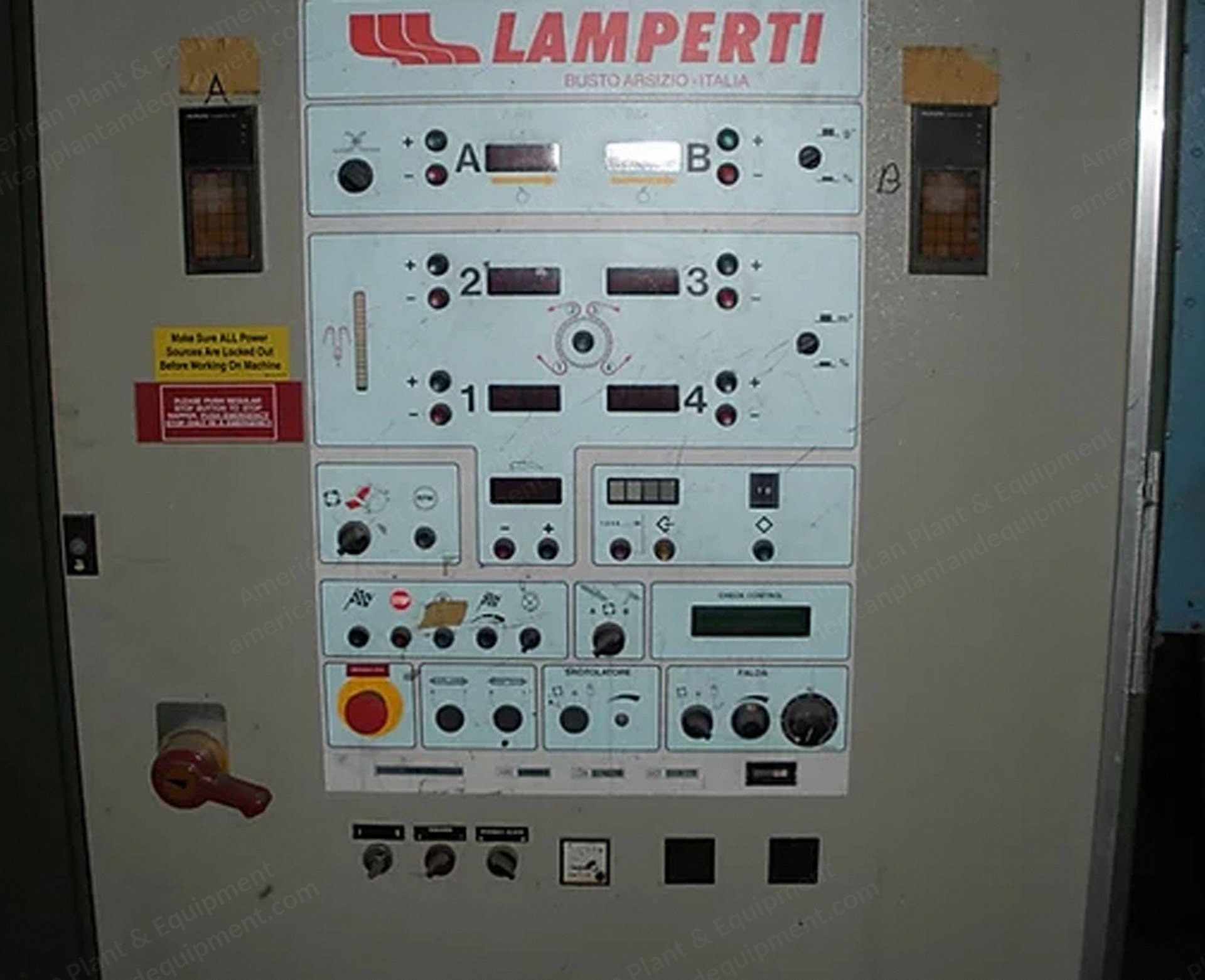 Lamperti, GBM-L93, 1993, 72" Face, 36-Roll, Double Acting