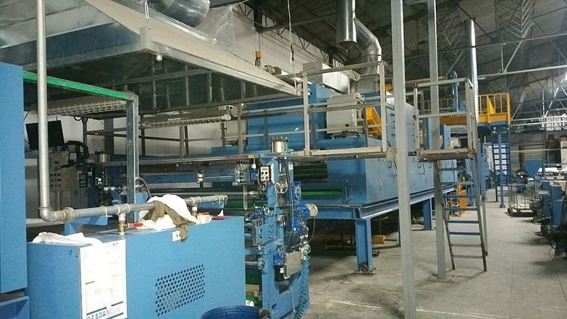 Mikwang, Artificial Leather Coating Line, 2013, 2000mm Working Width, 60 m/min, Oil Heated