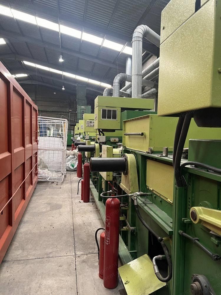 Margasa, 6-Drum Tearing Line, 1995, 1000mm Working Width, with 2 OMT Rotary Cutters