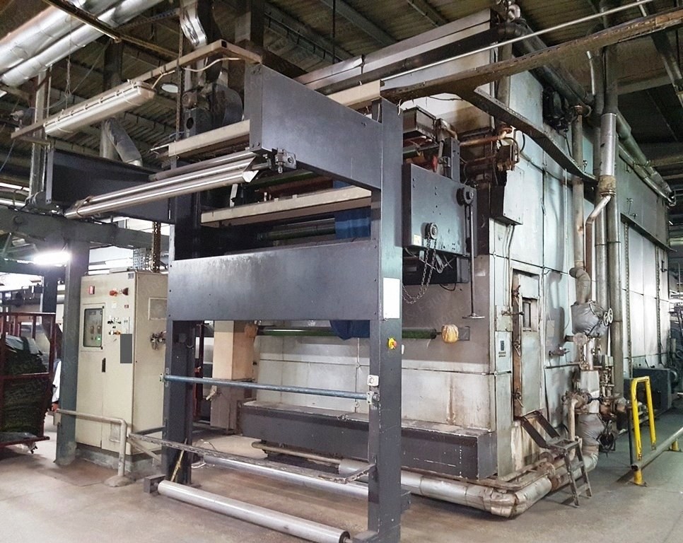 Stork Steamer, 1993, 2200mm Working Width, 280m Capacity, Oil/Steam Heated