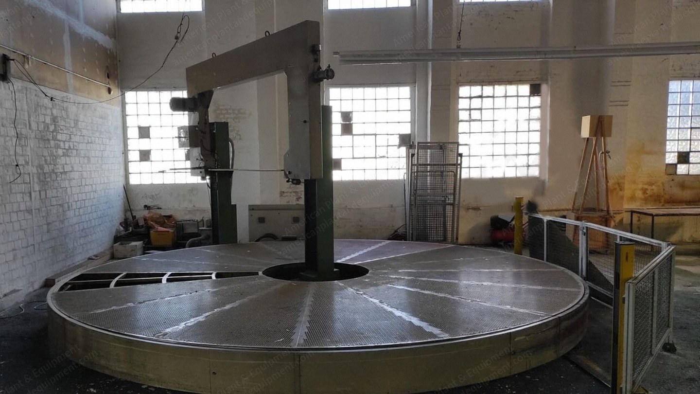 Albrecht Baumer, BSL Karussell, Polyurethane Processing Machine, Working Width 2200mm, Working Height 1300mm, Turntable Diameter 5400mm