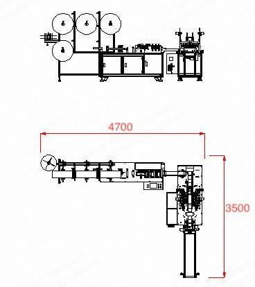 NovaStar, FM182, Automatic Flat Surgical Mask Machine, 120 Masks per Minute, 175x95mm Mask Size