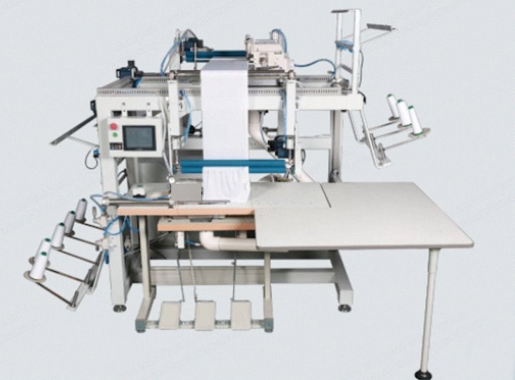 NovaStar, BW199, Automatic Mattress Protector Sewing Machine, Double Pegasus Sewing Heads, Max 7000 rpm, 200-500mm Edge Width