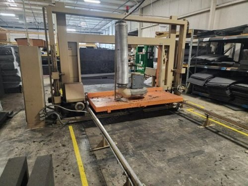 Edge Sweets, 5088-PVT, Horizontal Foam Saw, 50" Throat, 88" x 130" Block, Vacuum Table