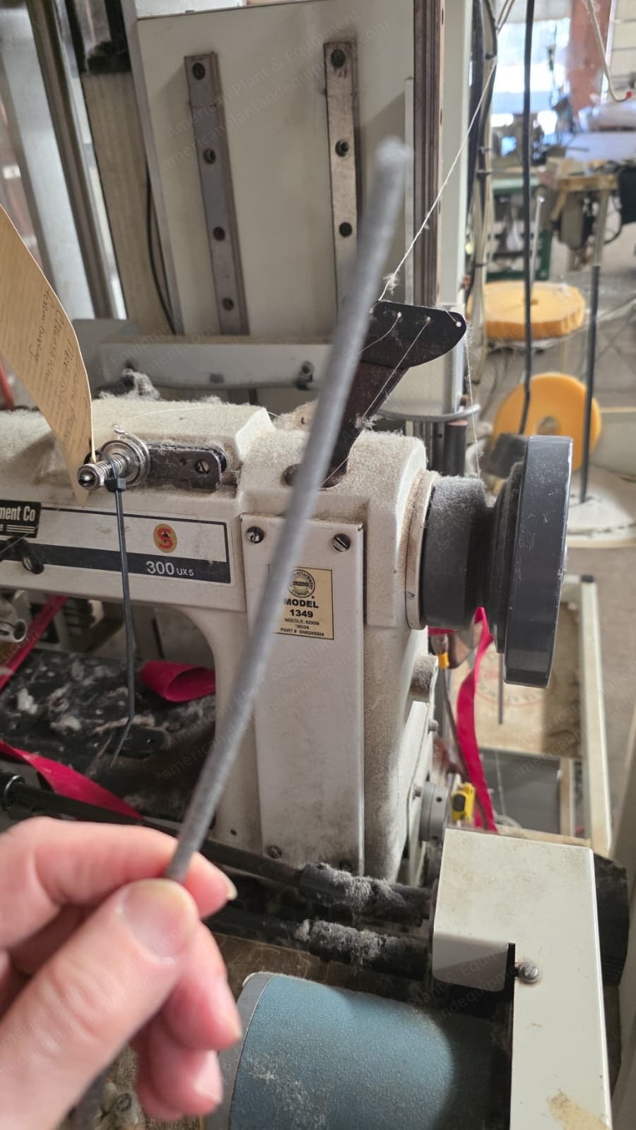 Atlanta Attachment, 1349, Chainstitch, Foam Binding