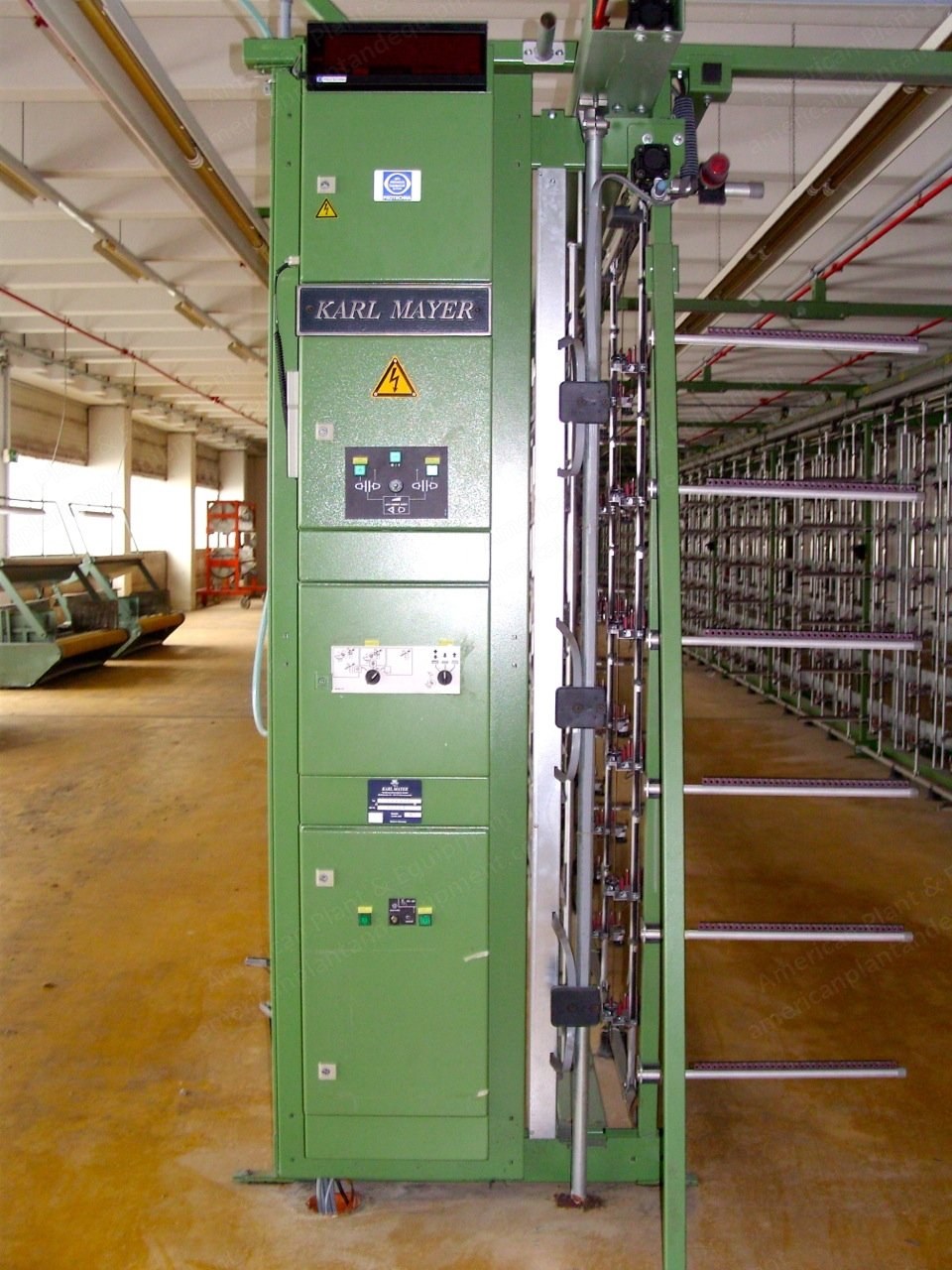 Karl Mayer, Bom-O-Matic, 1998, 2400mm Working Width, 1200mm Beam Diameter, Karl Mayer GM-420 Creel, 840 Positions
