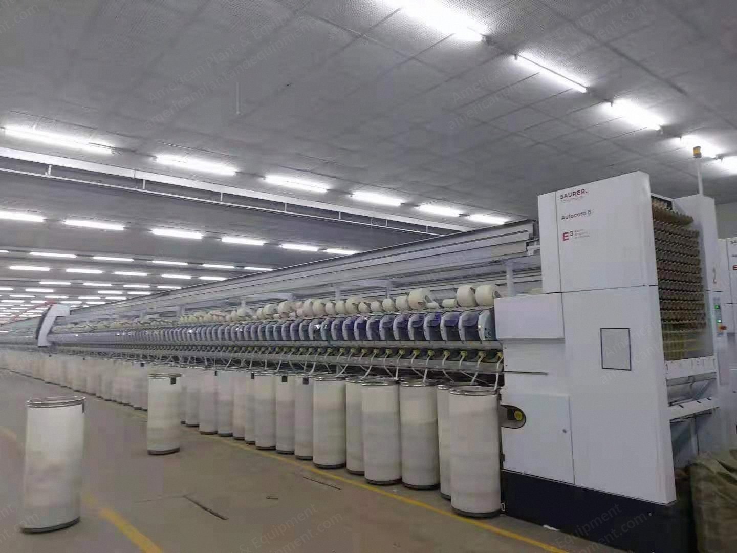 Autocoro 8 Open End Spinning Machine, 2015, 552 Rotors, 4 Robots, Corolab Cleaner