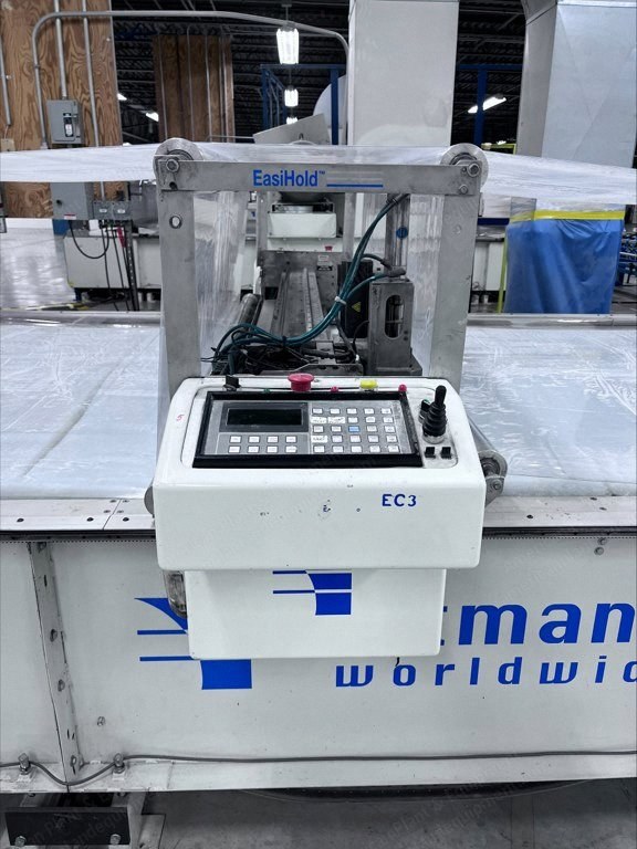 Eastman, ETS-EC3FC 72x21, 1999, CNC Continuous Fabric Cutting Conveyor Machine, with Easihold, 50 HP Motor