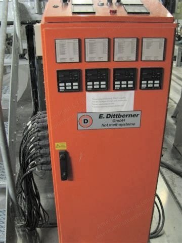 L-Tec, Tornado, 2004, Hot Melt Coating System, 2200mm, Gearwheel Pump Application System DTA-105/1, 24 Application Jets