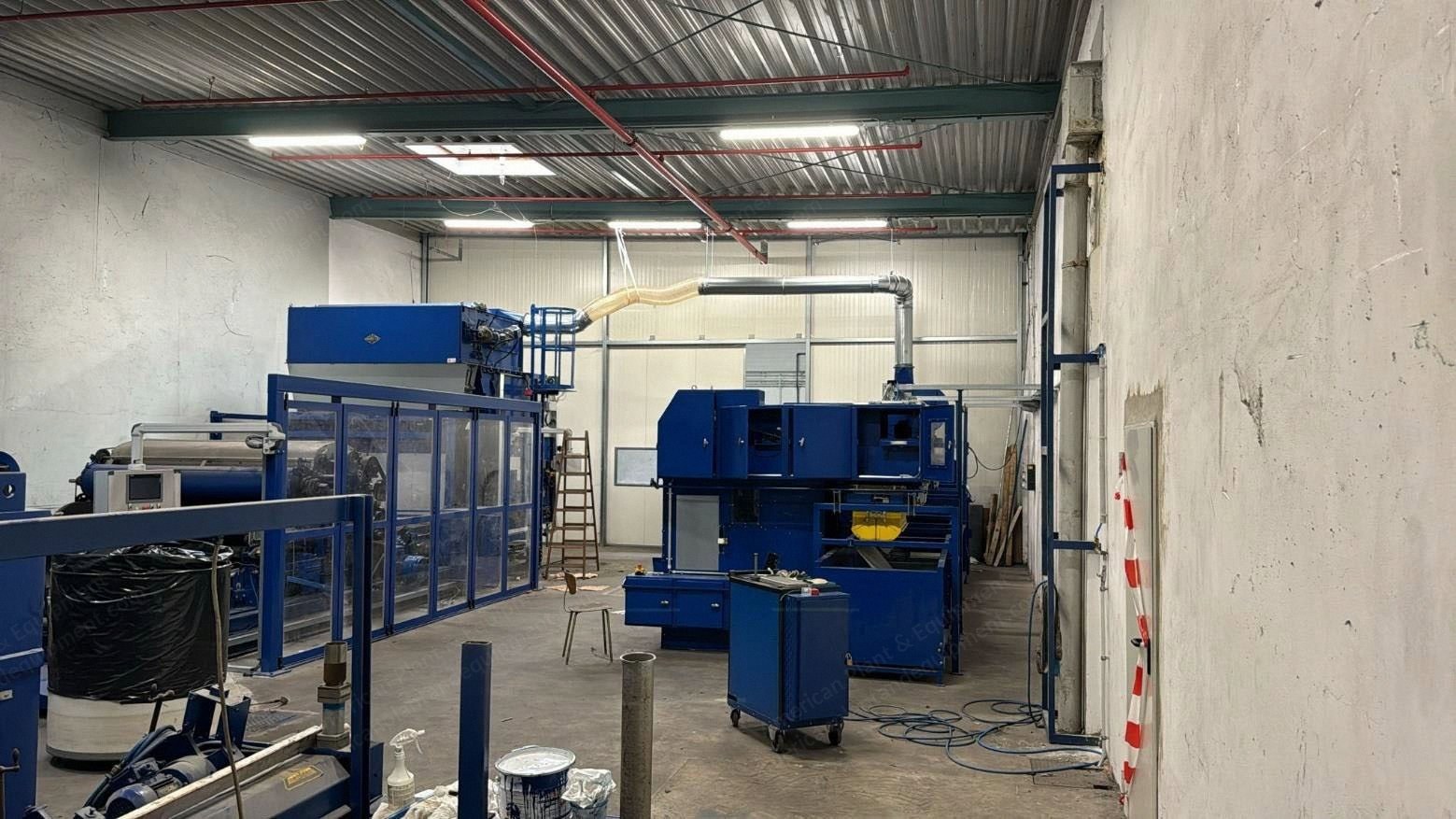Hergeth, Autefa, Fehrer, Complete Nonwoven Line, 2500mm Working Width, 1981 to 1998