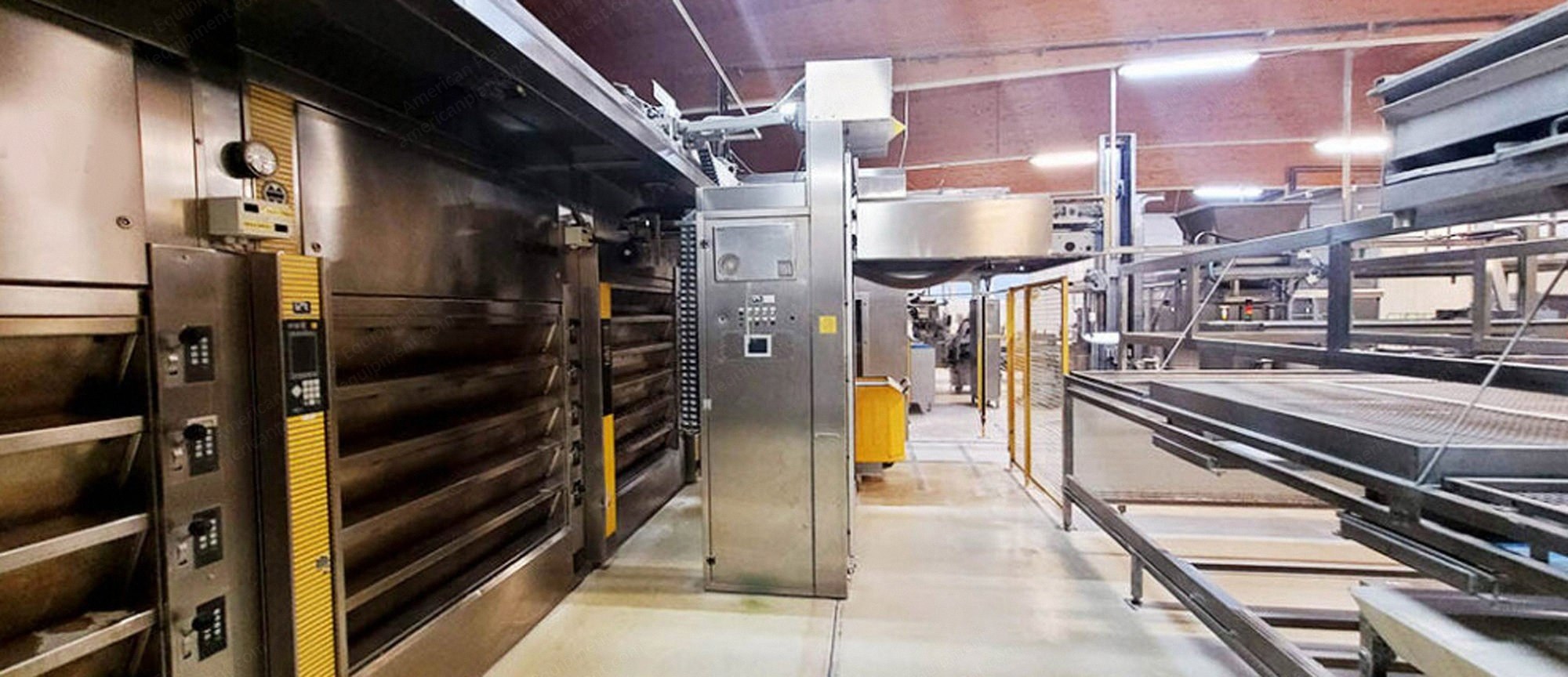 Miwe, Ideal, 2000 to 2005, Deck Ovens with Athlet (Un)loader, Oil Fired Burners, 3x400V 50Hz