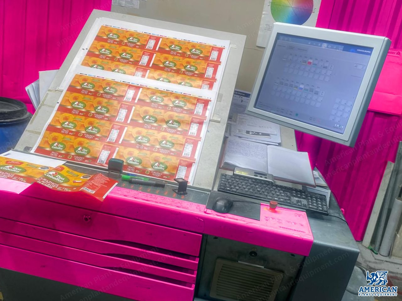 Heidelberg, XL 75-8+P+L, 2008, 8 Colors, Perfecting Unit, Coater