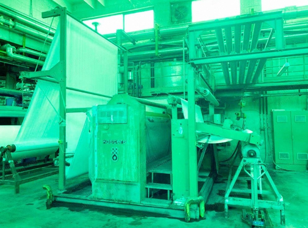 Kuesters, 222.17-3000, 1982, Cold Dyeing Padder, Working Width 3000mm, Two Swimming Rollers