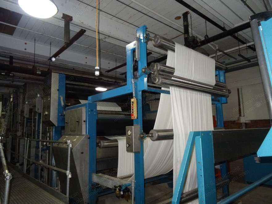 Goller, Sintensa, 1999, Bleaching and Washing Range, 2400mm Infeed, 5 Wash Boxes