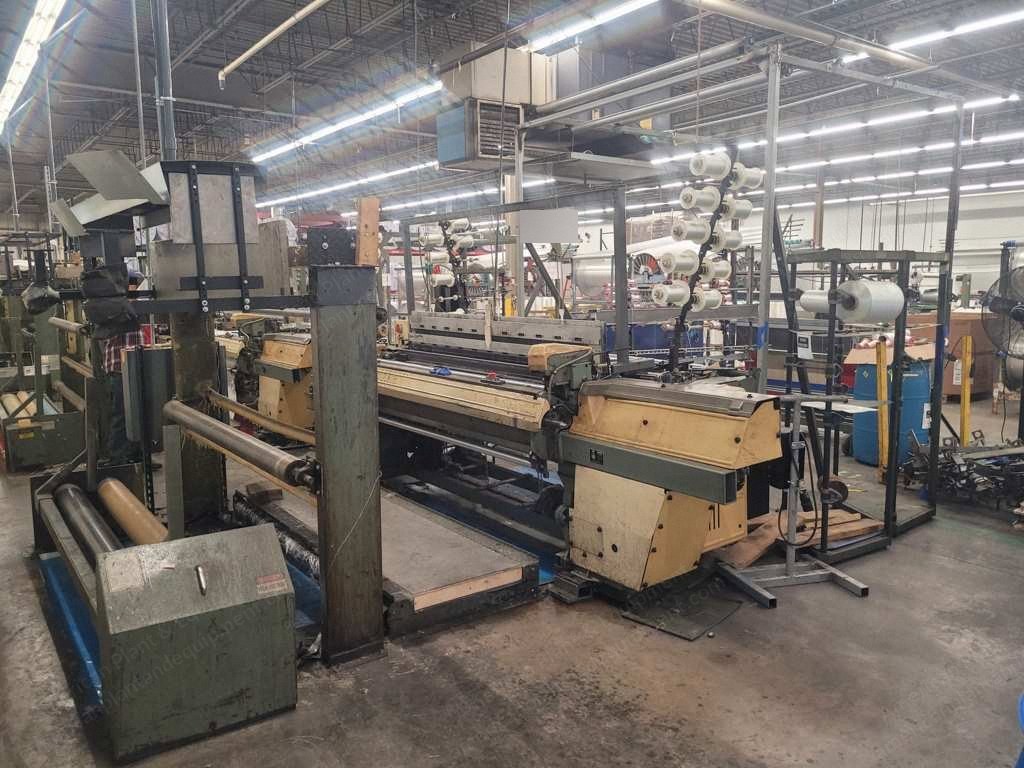 Saurer, 400, 1980s, Rapier Loom, with Off-Loom Batcher