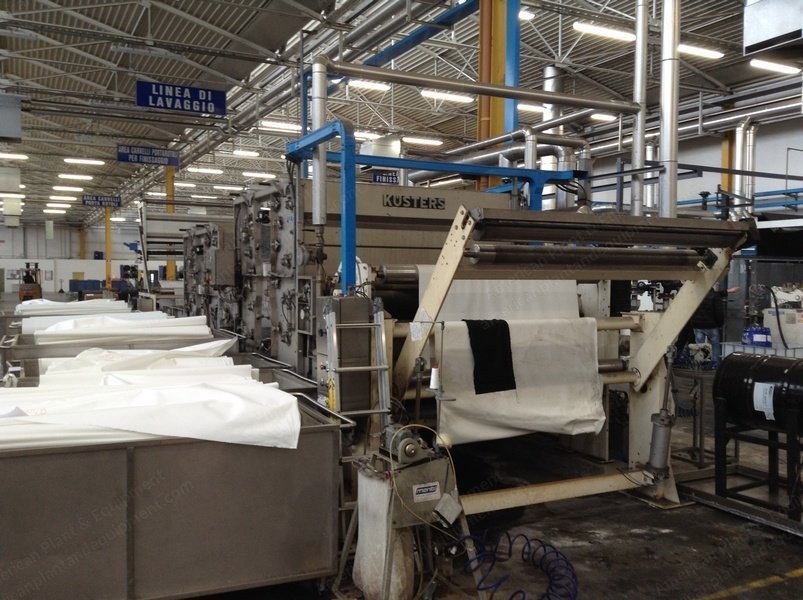 Kuesters Continuous Washing Line, 2001, 3 Tanks, Working Width 1800mm