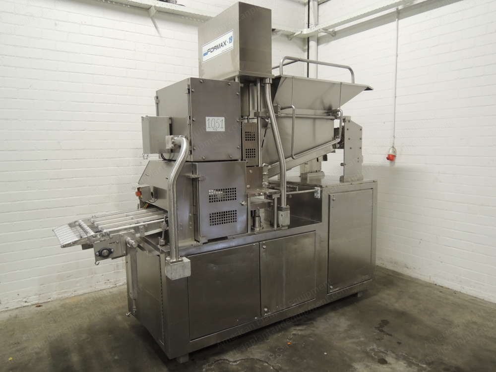 Formax, F19, 2005, 19 inch (483mm) Belt Width, 25 to 75 Strokes/Min, 240kg Hopper