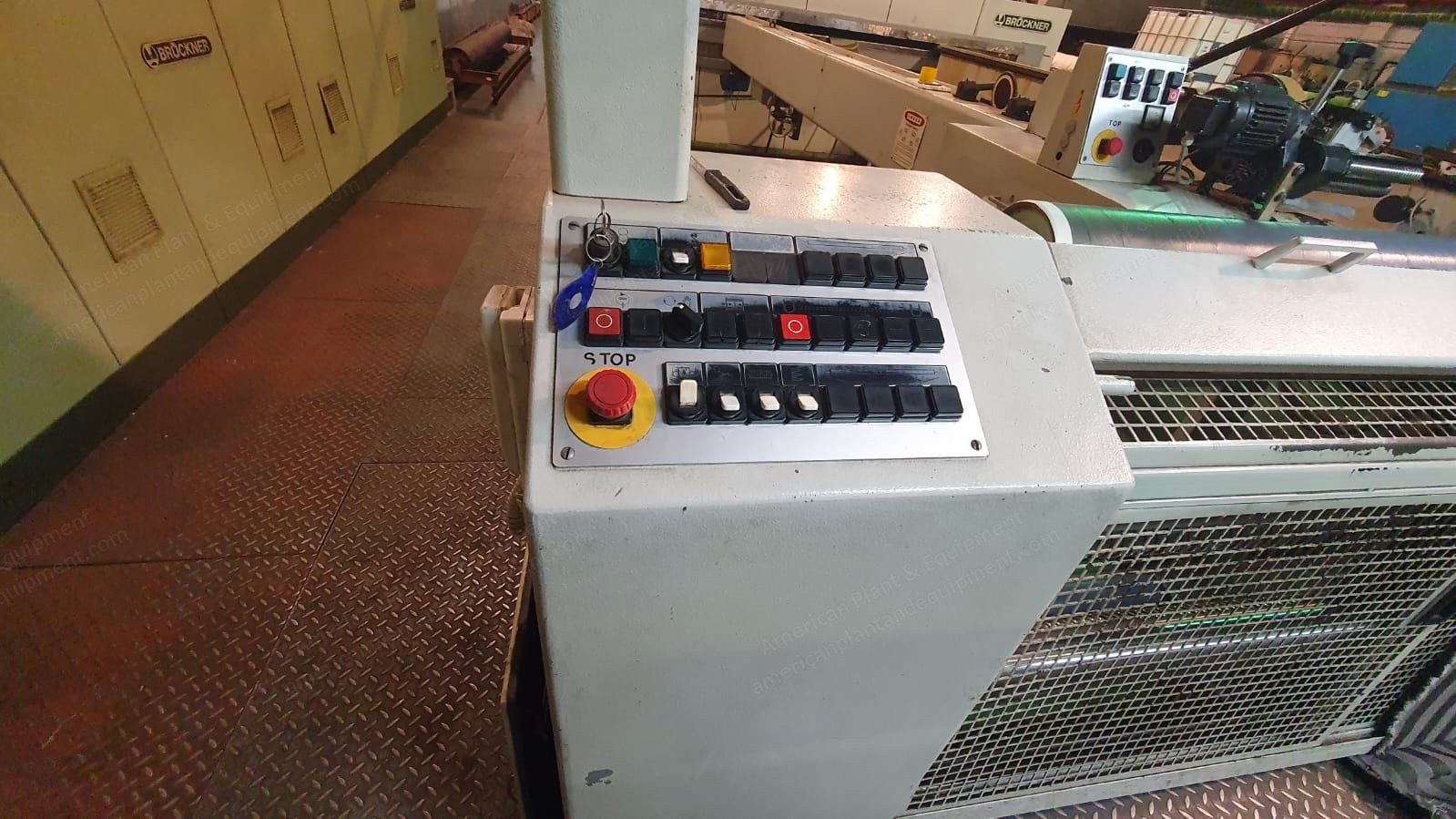 Brueckner, Stenter Machine, 1998, 3400mm Working Width, 6 Chambers, Gas Heated