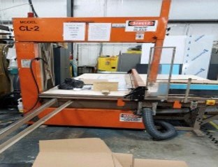 Edge Sweets, CL-2, Vertical Foam Saw, 36 inch Cut Height, 11 Foot Long Table