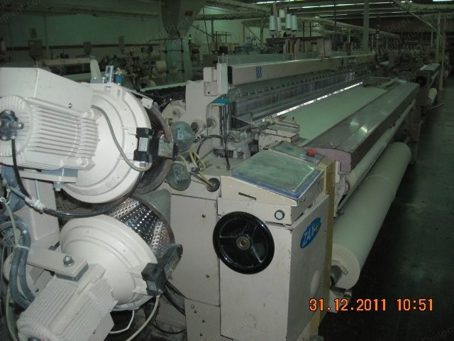 Tsudakoma, ZAX, 2000-2003, 3400mm Working Width, 2 Color, Staubli Positive Cam Box