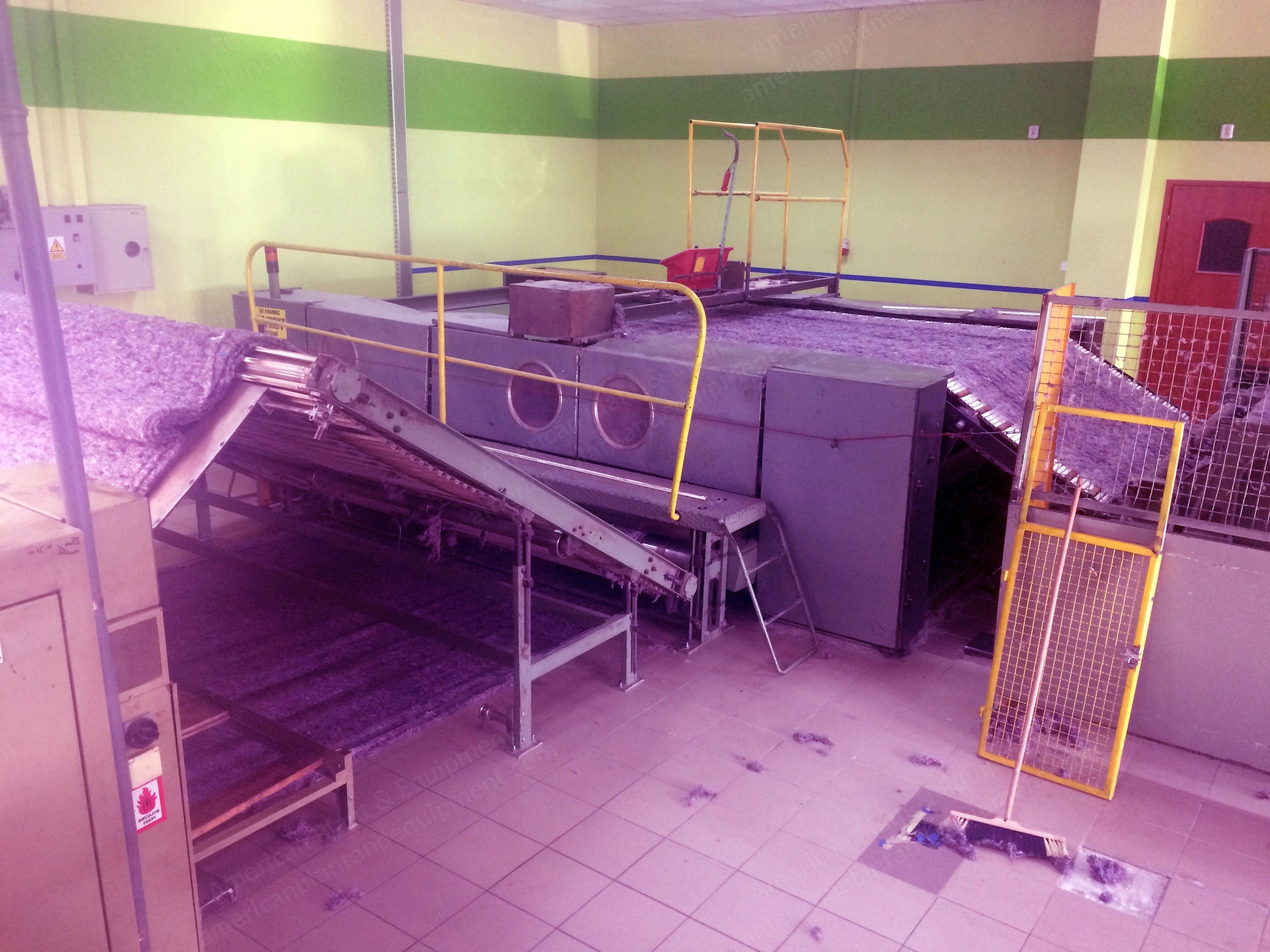 Befama, Textile Recycling and Production Plant, Complete Line of Carding, Tearing, and Cutting Machines