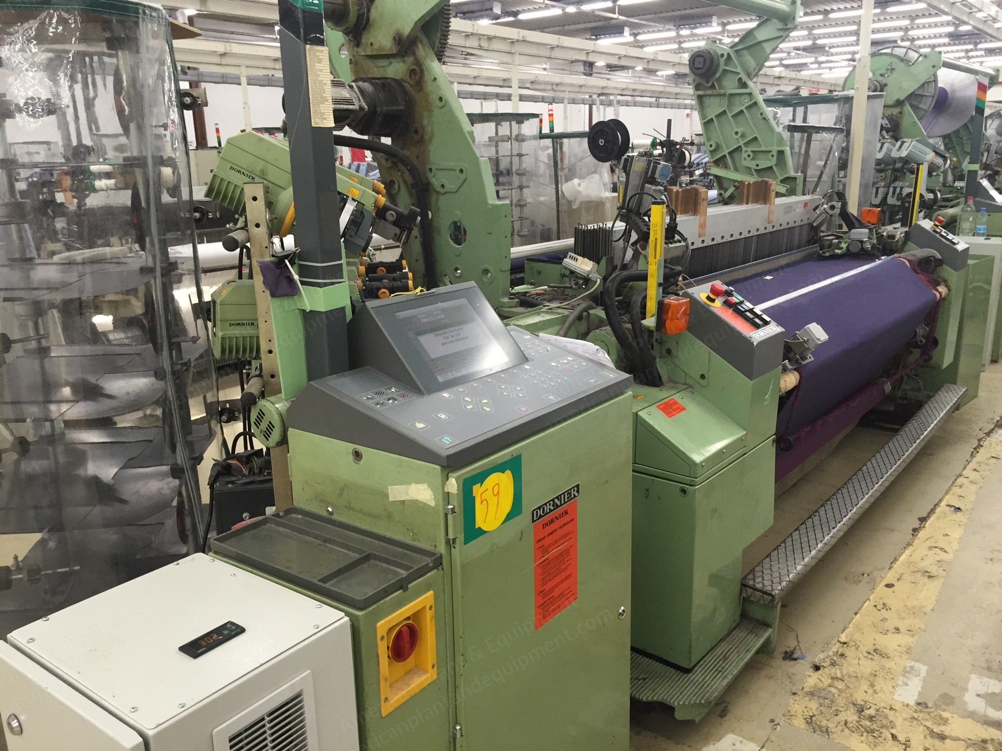 Dornier, PTV, 2003, Rapier Looms, 2000mm Width, 8 Colors, Staubli 2670 Dobby