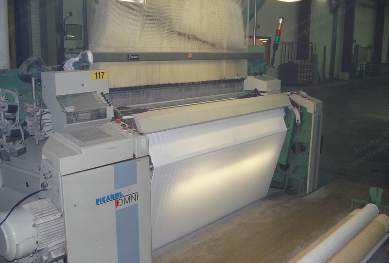Picanol, Omni 6J, 1996, 1900mm, Staubli CX 960 Jacquard, 3072 Hooks