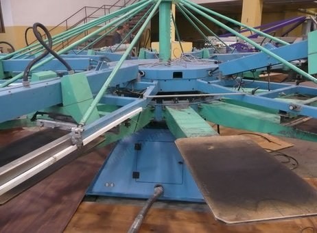 Schenk, 14/8 50/70cm, 1994, Rotary Textile Printer, 8 Colors, 50x70cm Printing Field