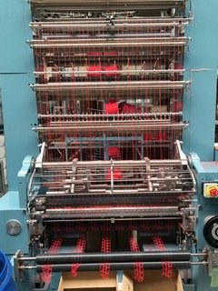 Comez, DNB EL 800-8B, 2005 to 2008, Double Needle Warp Knitting Machine, 800mm Working Width, 8 Guide Bars, Gauge 10