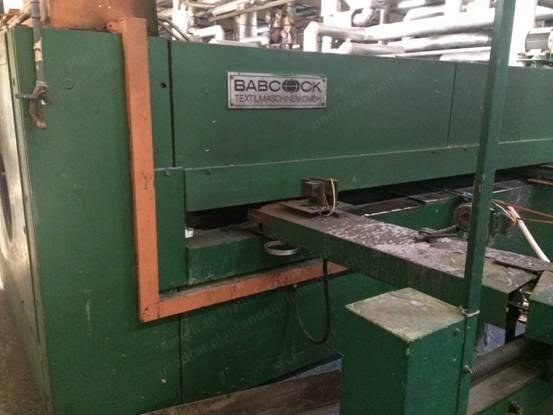 Babcock Stenter, 1998, 2800mm Width, 8 Chambers, Oil Heated, Pin & Clip Chain
