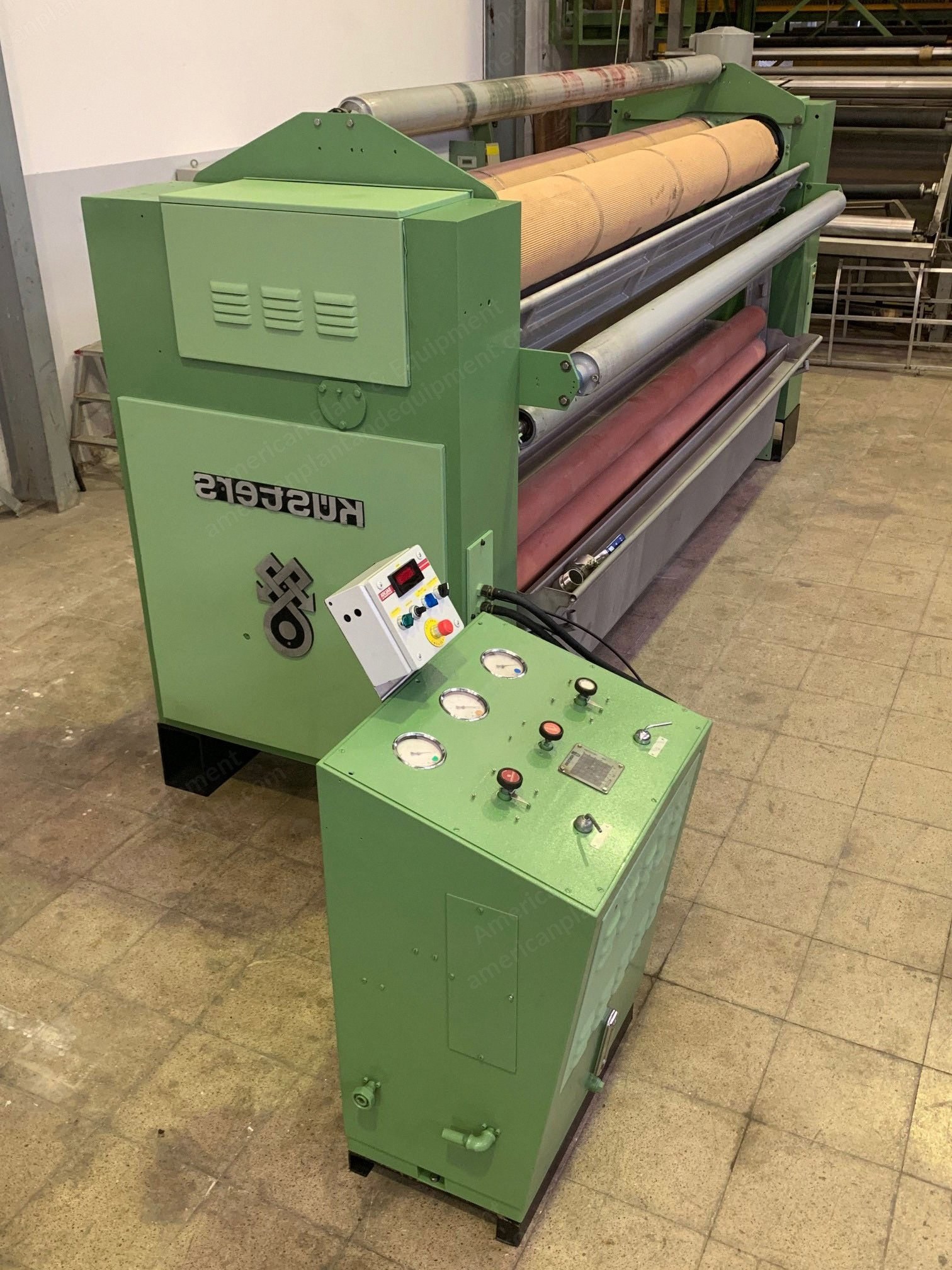 Kusters, 222-17-3200, 1997, Dye Padder, 3400mm Roller Width, 2 Cylinders S-Roll
