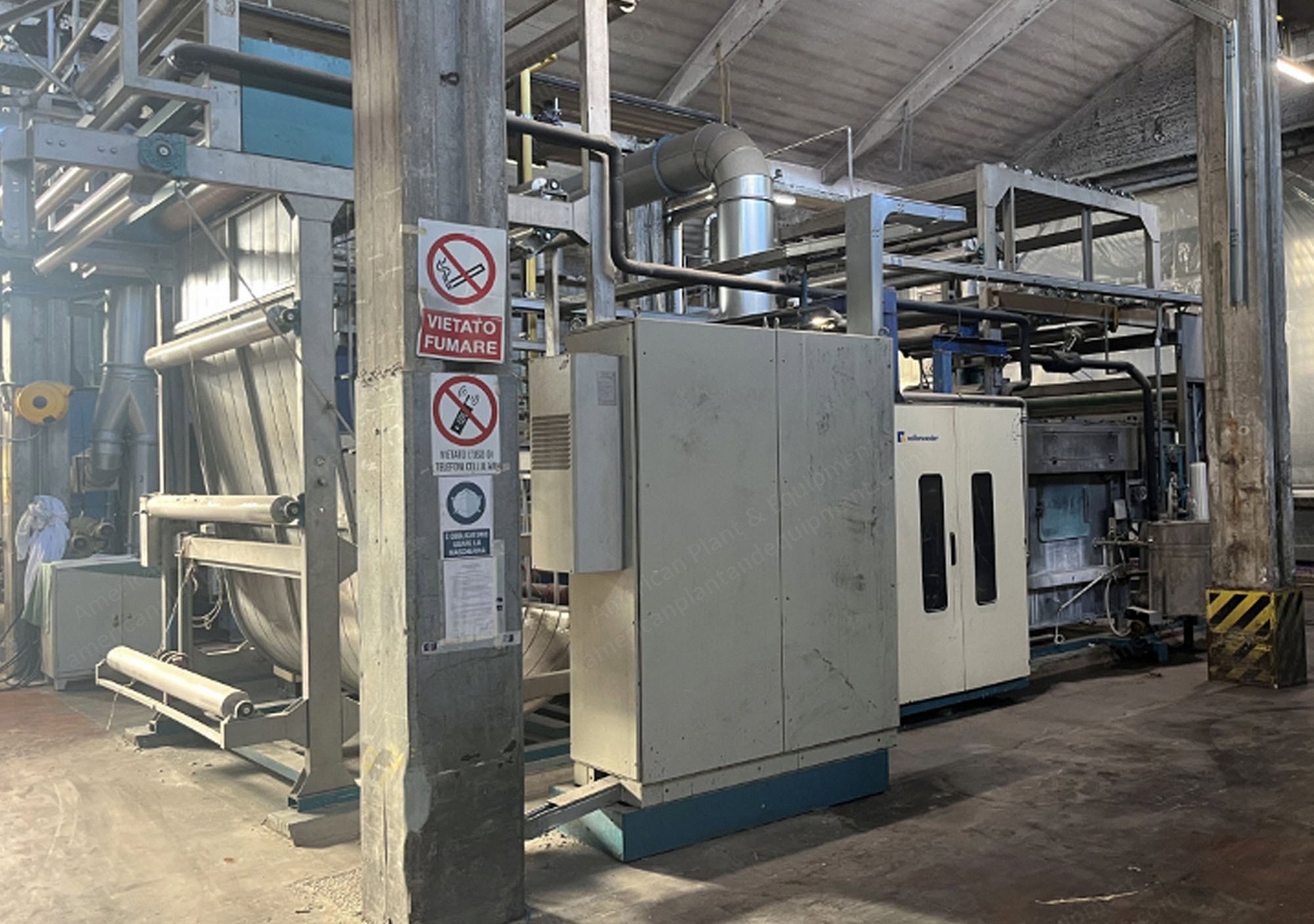 Vollenweider, MSC 4, 2000, Singeing Machine, 2000mm Width, 4 Singeing Ramps