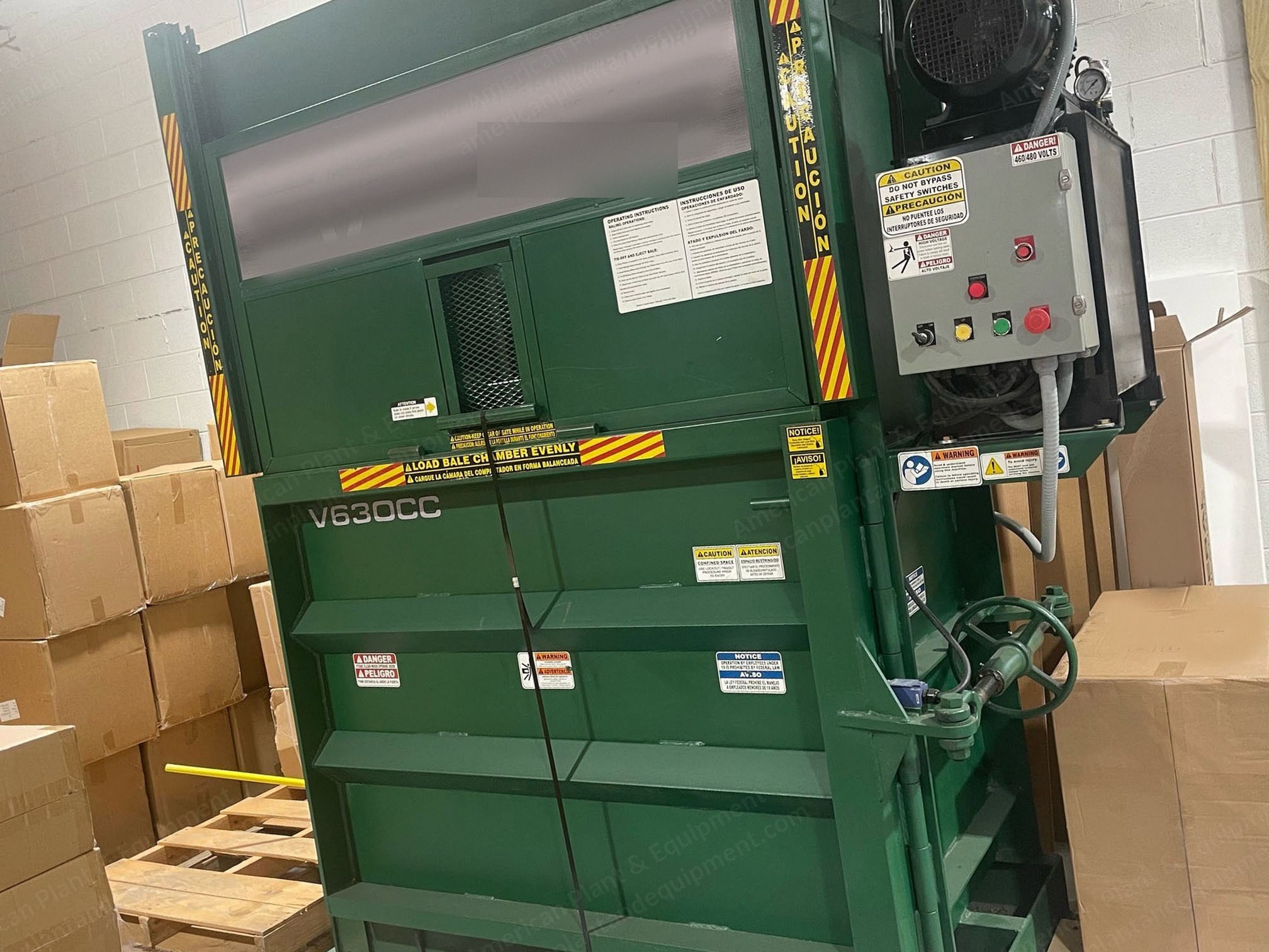 Recycling Equipment Corporation, V63OCC, 2019, 10 HP, 60x30x48 inch Bale Size, 1000 lbs Bale Weight