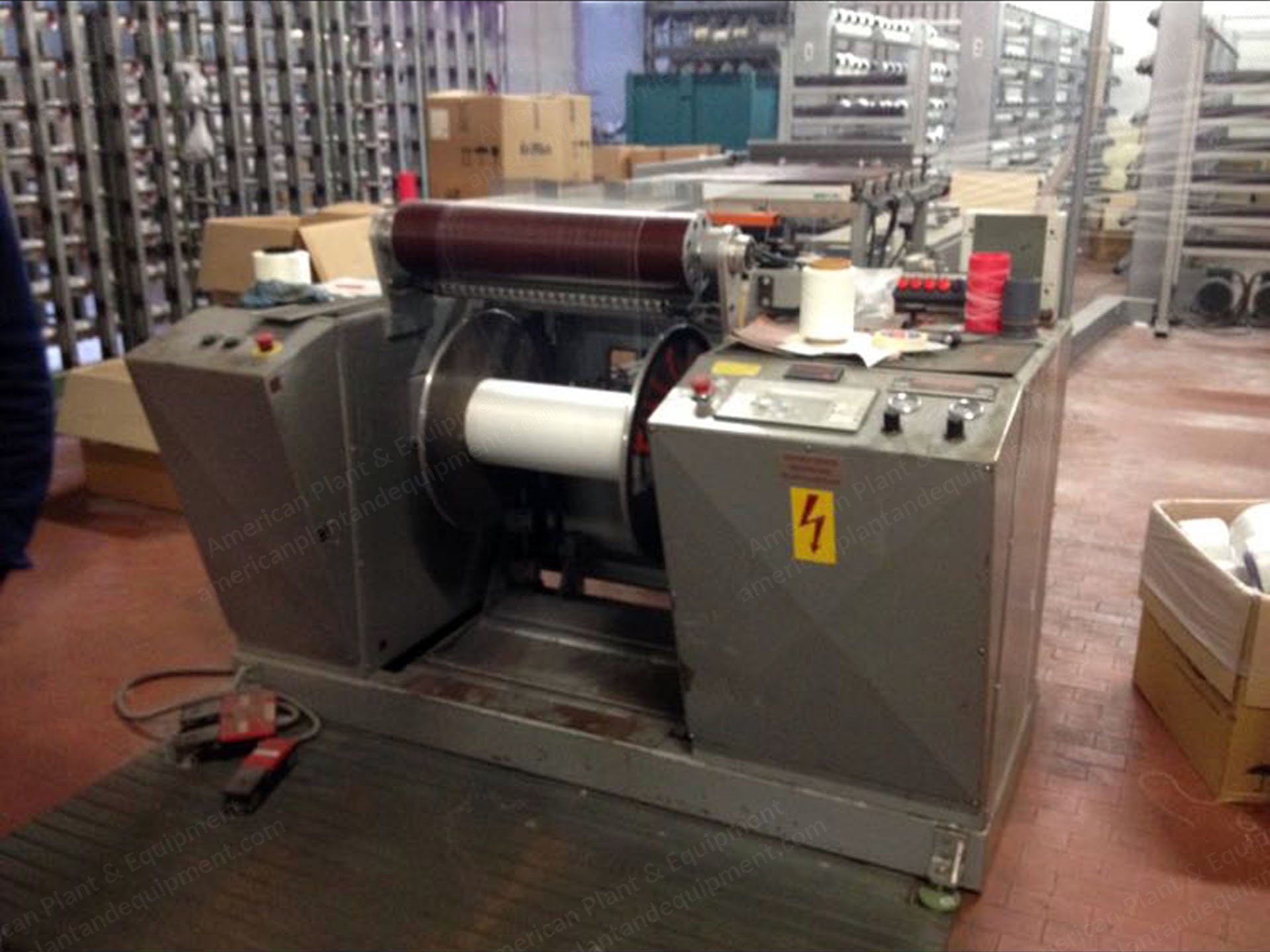 Mageba, BSC 24/G, 1999, Warping Machine for Elastic Yarn, 600 Positions, Auto Alimentation Creel