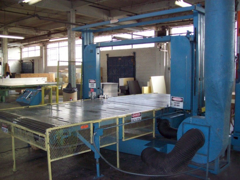 Edge, 36-48 VBA, Horizontal Foam Cutter, 84 inch Width, Slat Conveyor Suction Table