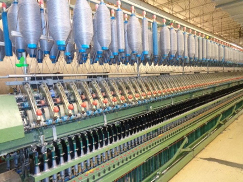 Suessen, Fiomax 2000, 1998, Ring Spinning Frames, 960 Spindles, 75mm Gauge, Linked with Savio Espero Winder
