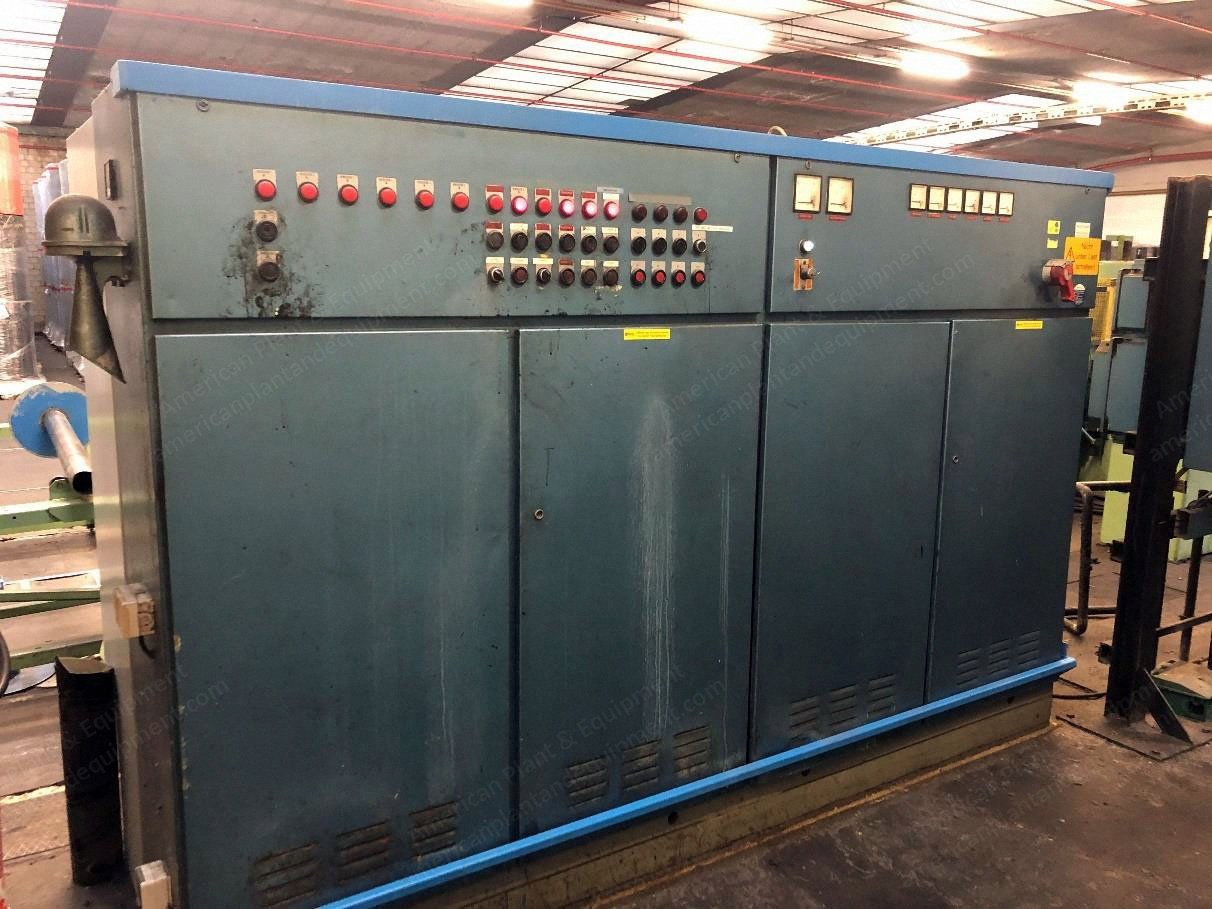 Fleissner Sieve Drum Dryer, 6 Drums, 2400mm Working Width, 1987