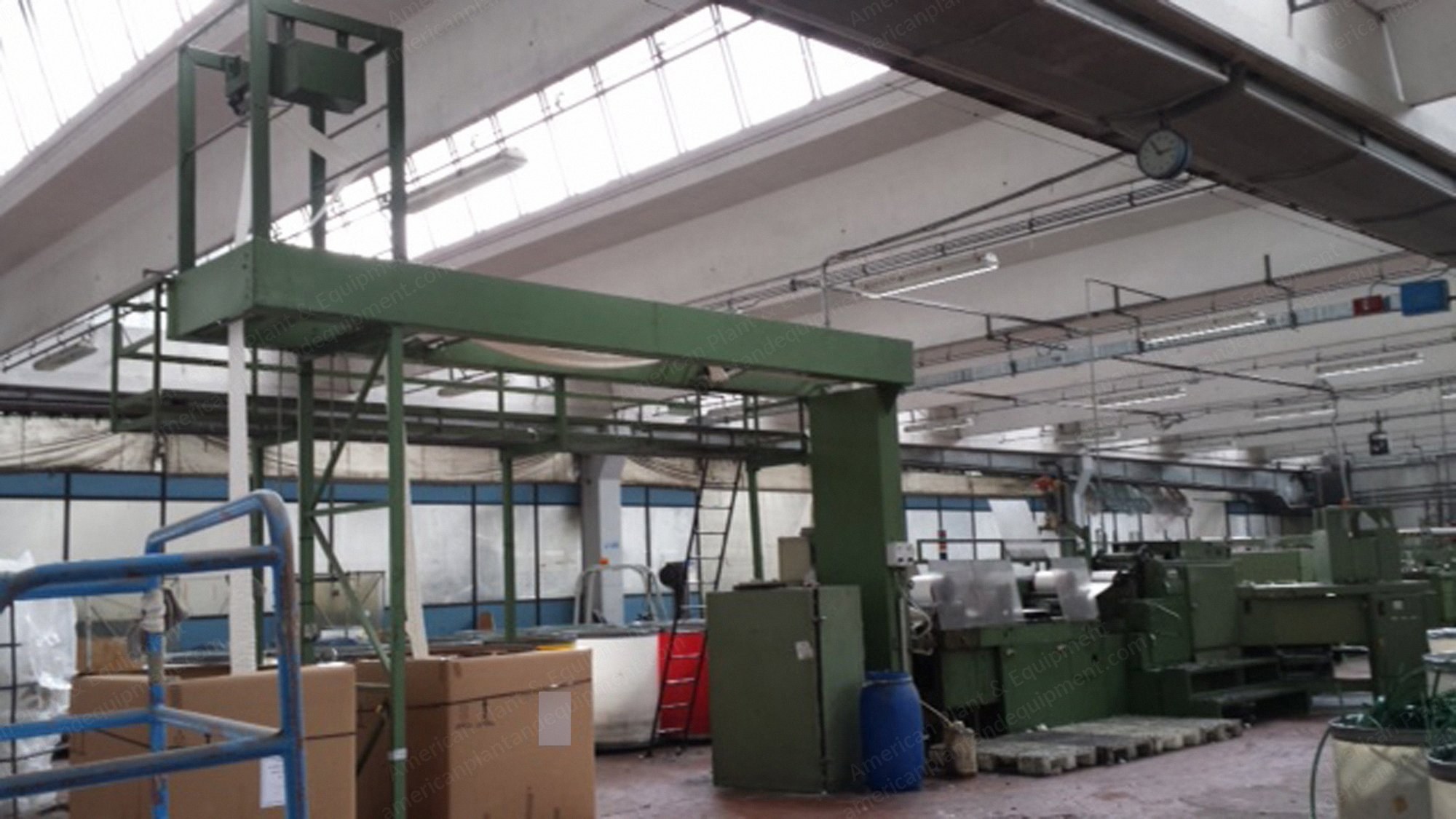 Tematex, GC12, Converter Line, 4 Heads, Can Delivery 1000x1200mm, 8000 kg/8h Capacity