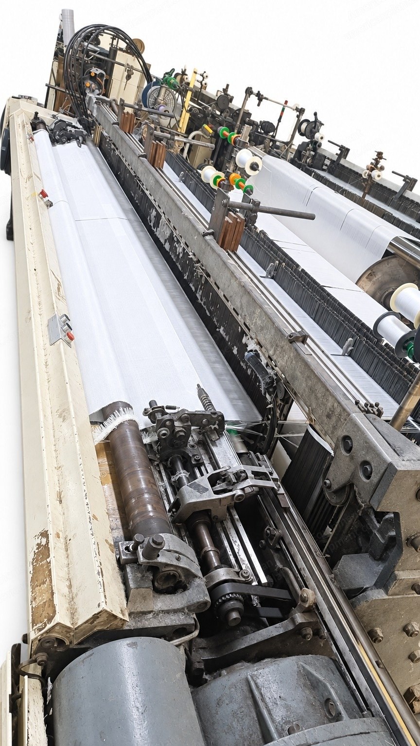 Vamatex, P1001E, 1992, Rapier Loom, 380 cm (149.6 in) Working Width, Cam Shedding, Running Condition