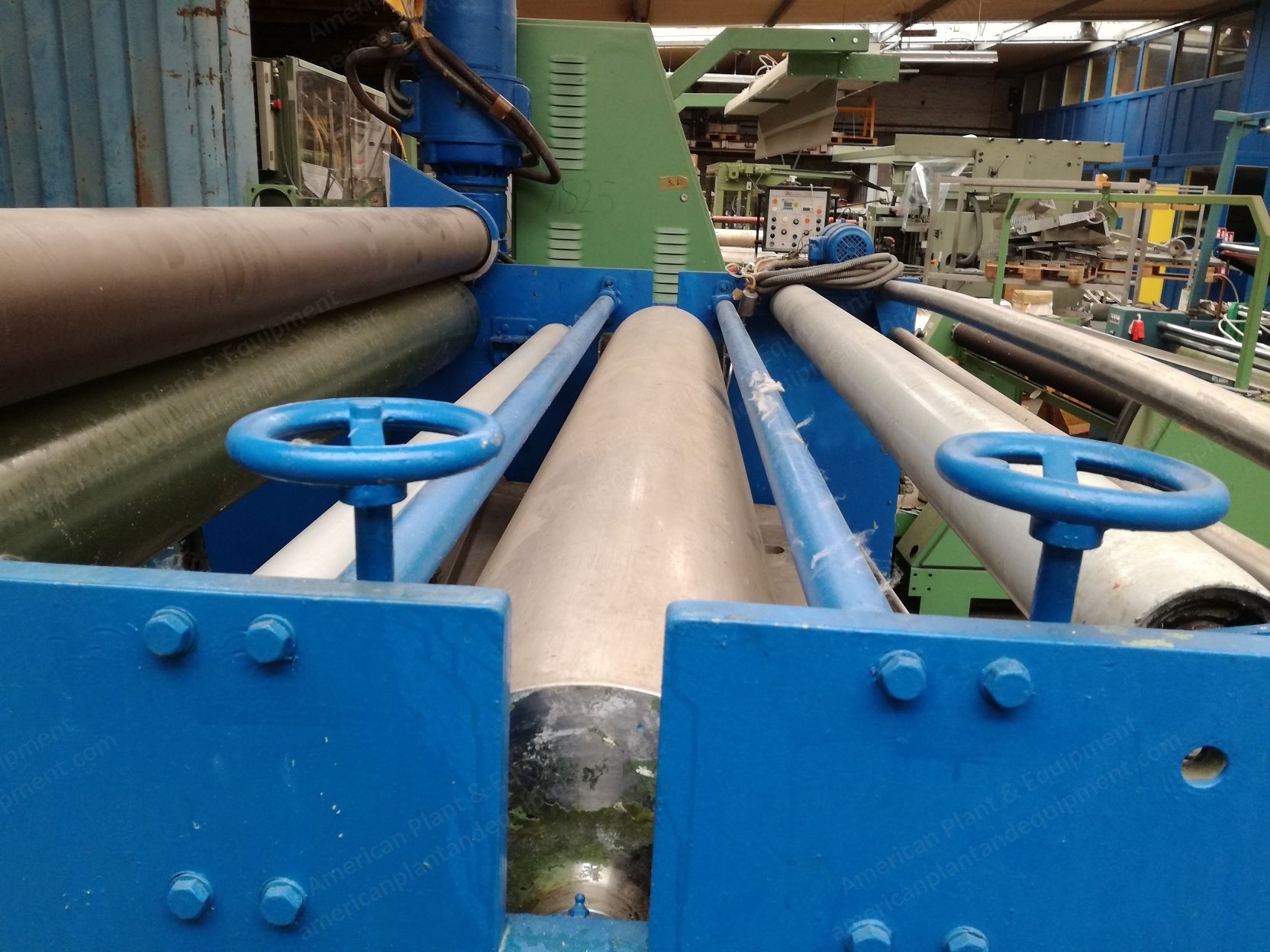 Kusters, 222.49-2400, 1978, Padder, Width 2400mm, S-Roller, Stainless Steel Trough