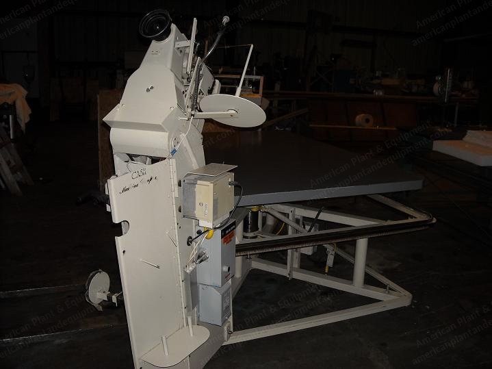 James Cash, 100SNM VHS, 2001, Tape Edge Machine, Singer 300 Head, Queen Size Table, 20" Mattress Capacity