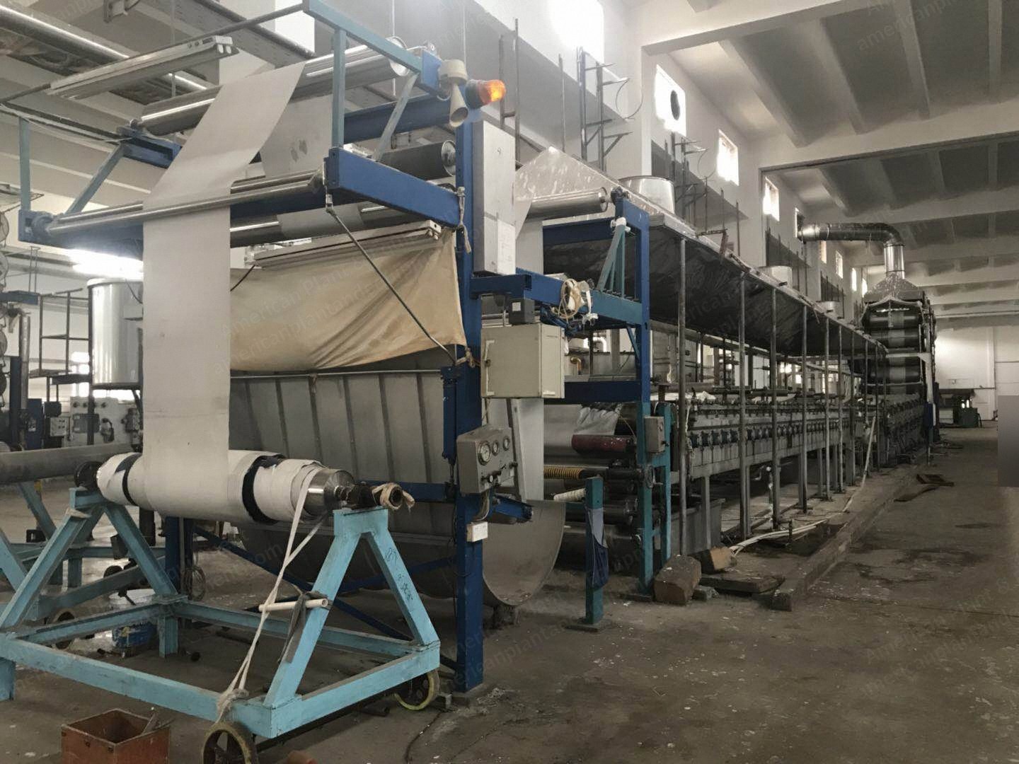 Brugman Roller Mercerising, 1850mm Working Width, 2000, 7 Washing Boxes, 24 Cylinders