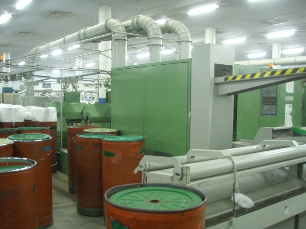 Rieter, E62, 2000-2003, Comber Machines, 8 Feeding Positions, Can Size 24x42, with E30 Unilap