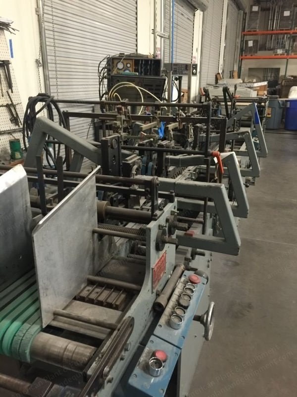 Escomat, Folder Gluer, 1986, Straight Line, Glue Pot, Refurbished