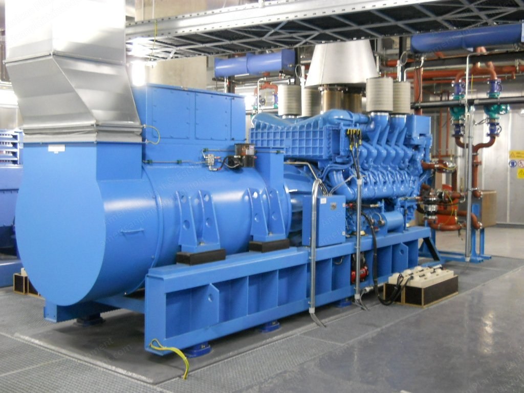 GE, 12 V 4000, Diesel Generator Set, 2008