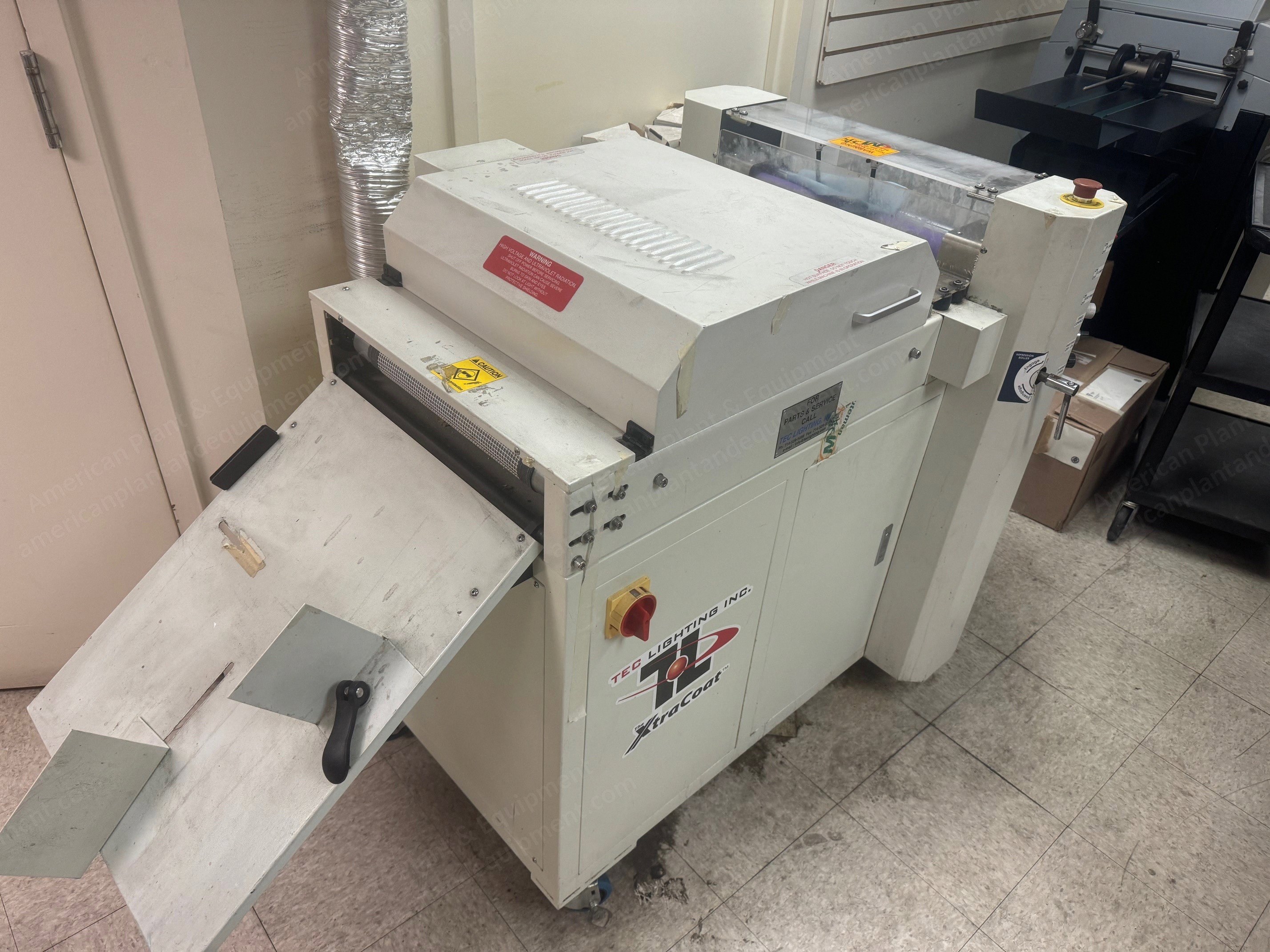 Tech Lighting, Xtracoat Mini, UV Coater, 14 inch Width, 1800 Sheets/hr