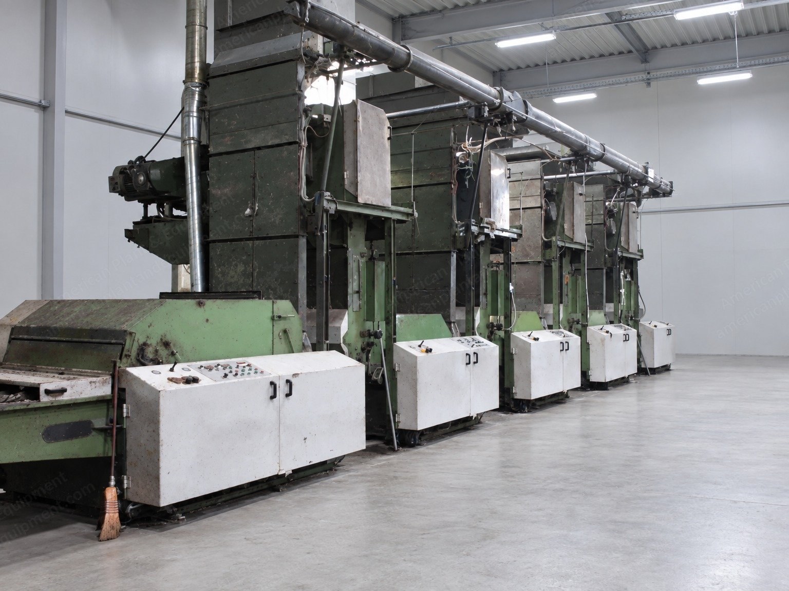 Textile Recycling Machinery Package: Cutting, Tearing and Baling Machines, 31 Items