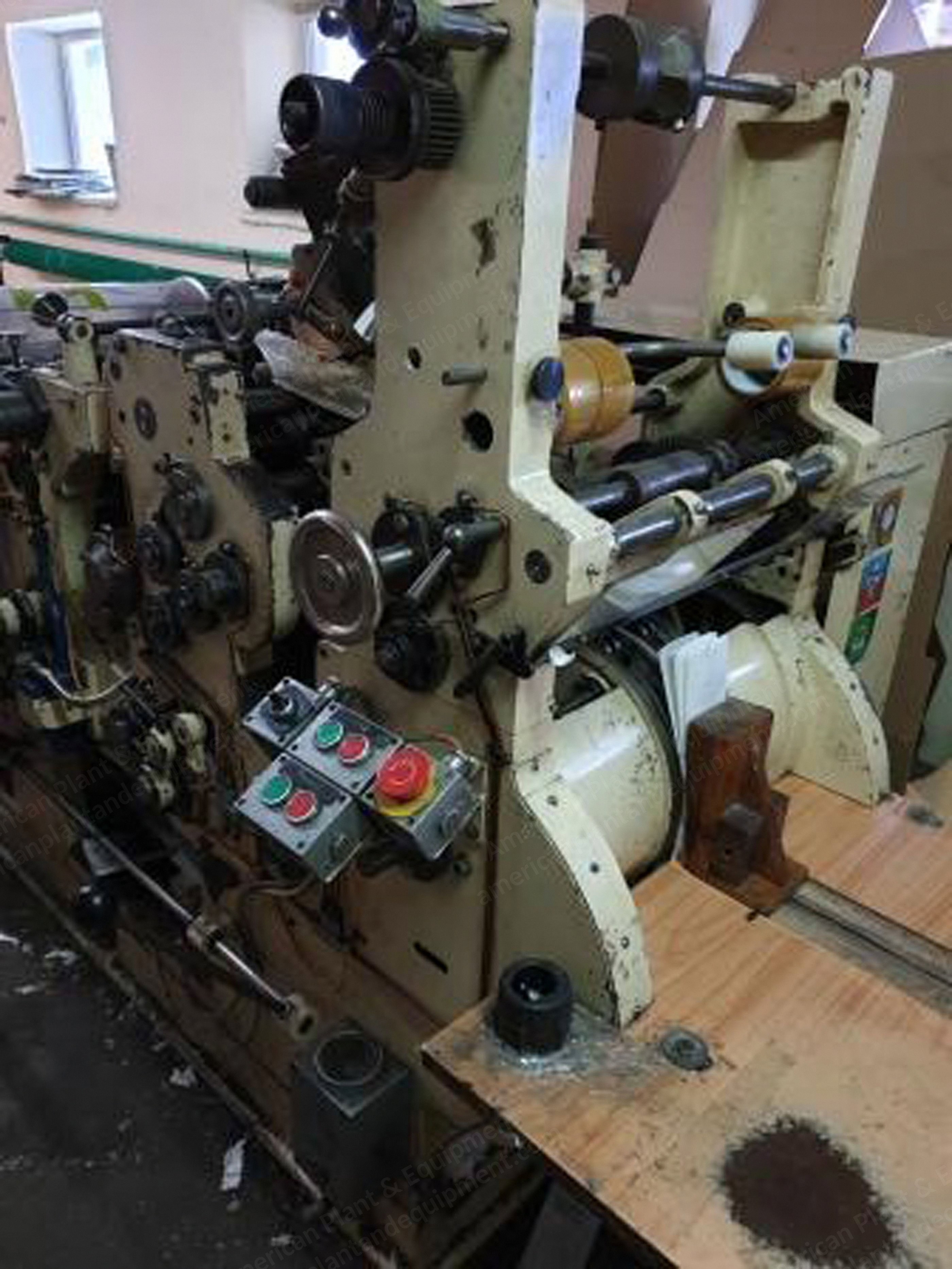 Tatran, Blockbottom Bag Making Machine, 1991, 3 Colors, 60-125mm Bag Width, 150 bags/min