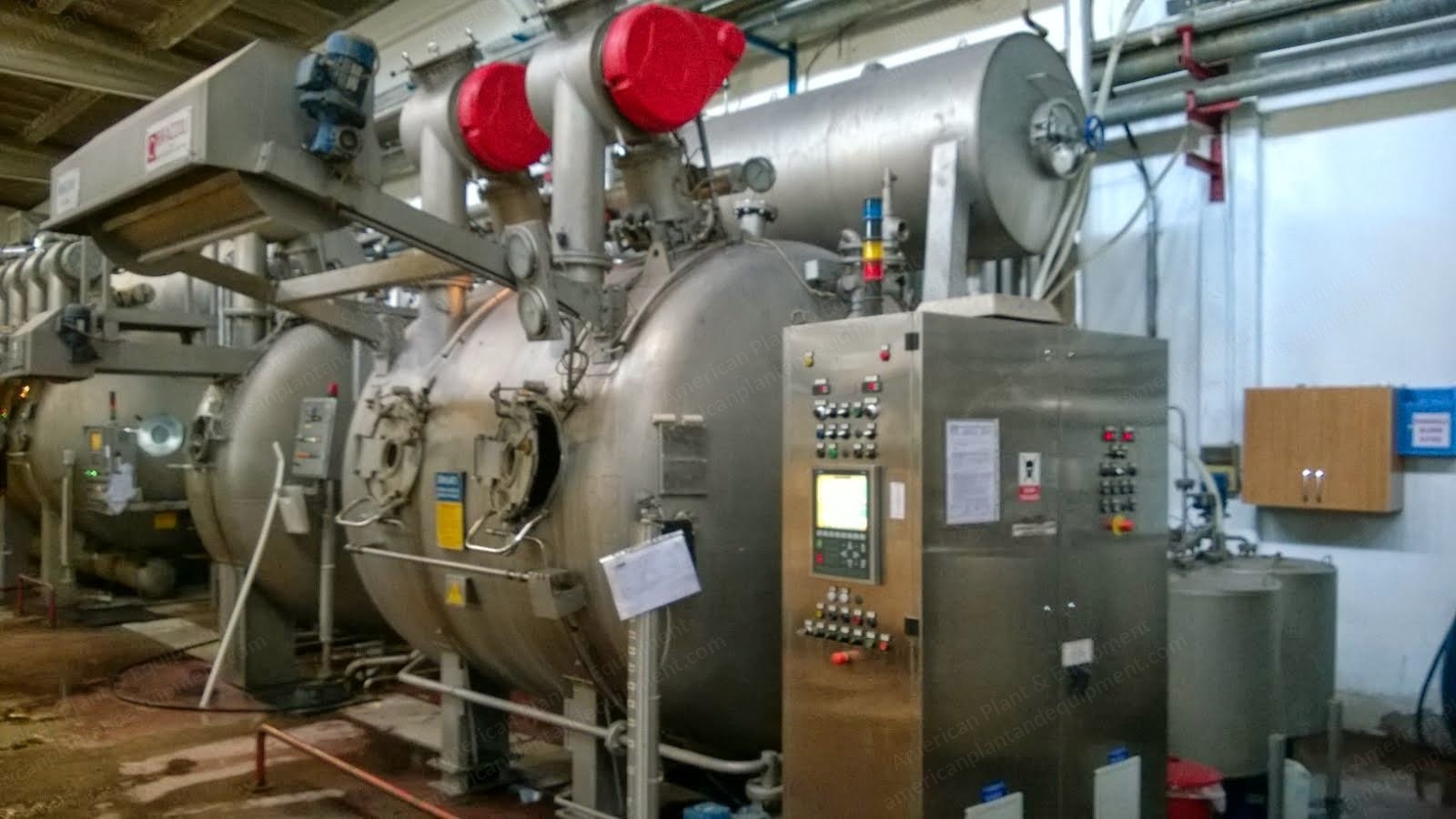 Brazzoli, Innodye HT, 2008-2009, HT Dyeing Machines, 200kg to 800kg Capacity, Eliar 6500 PLC