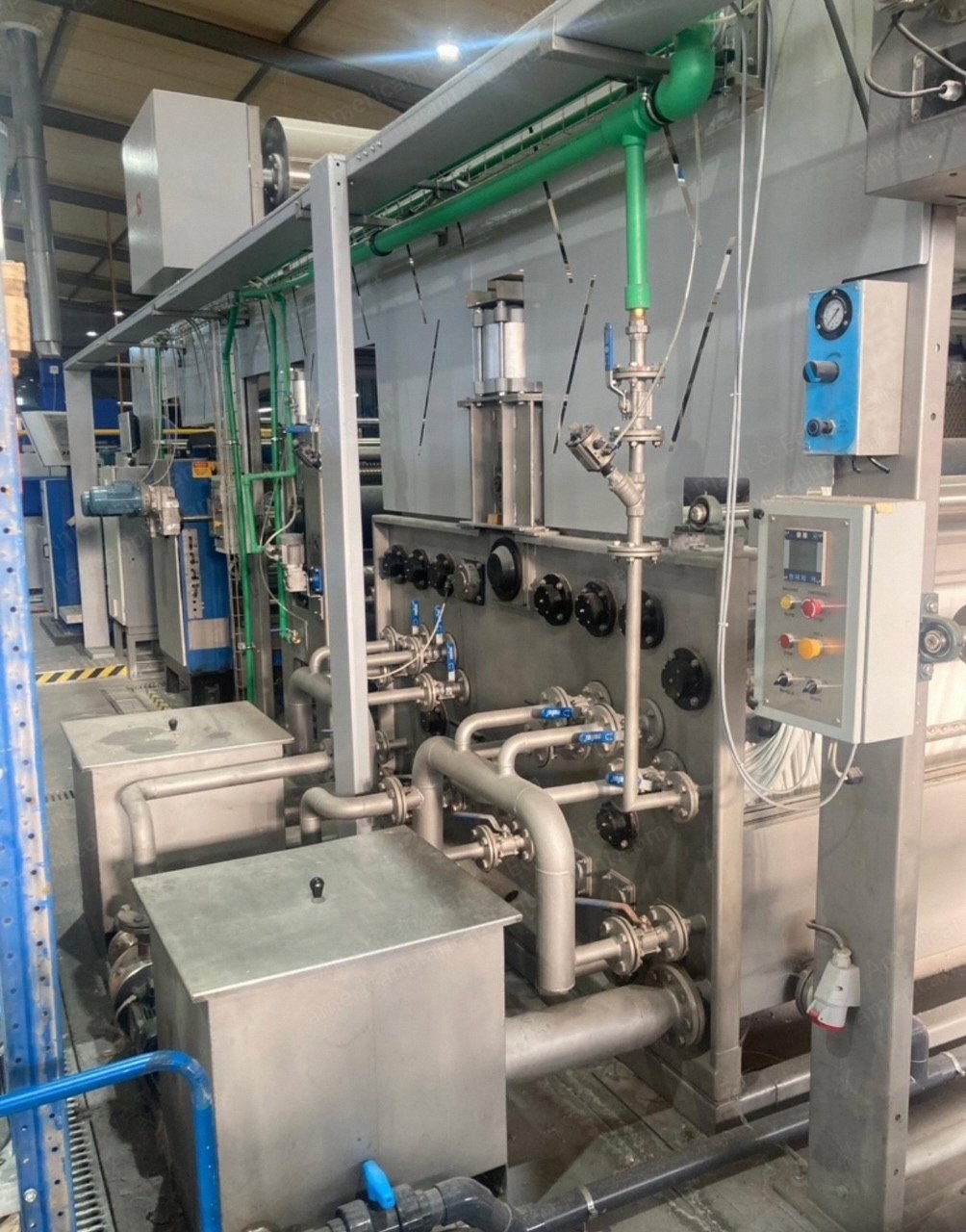 MTS, 2022, Stenter, Width 2400mm, 5 Chambers, Gas Heated, Pin and Clip Chain